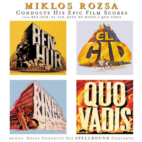 میکلوس روژا و فیلم های حماسی بن هور ، ال سید ، شاه شاهان / Miklos Rozsa Conducts His Epic Film Scores