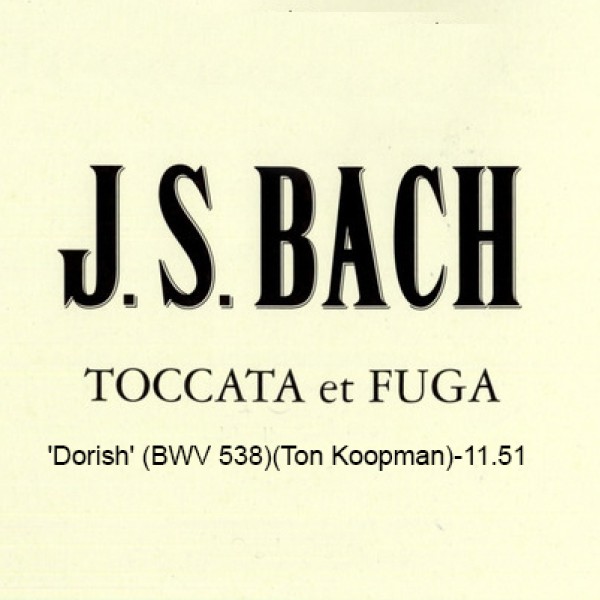 Toccata Und Fuge 'Dorish