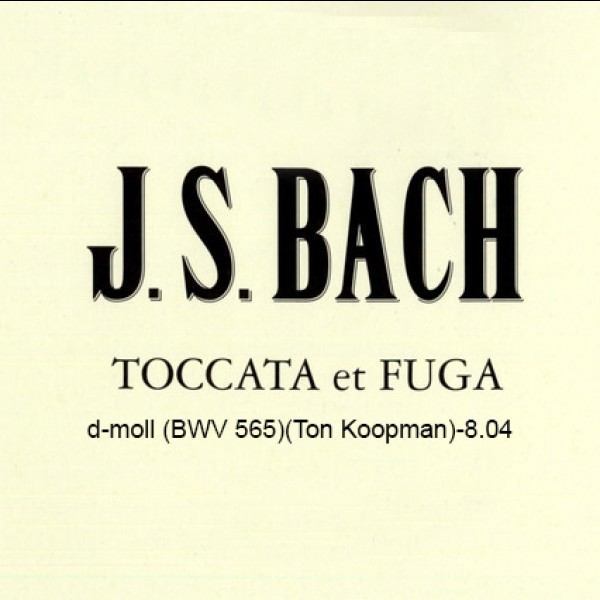 Toccata Und Fuge d-moll